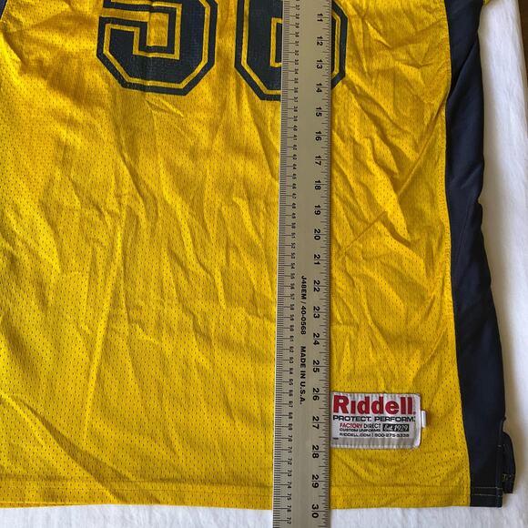 Riddell Kid’s Short sleeve Sport Shirt Size 3XL, Yellow , 56 Sabres - Picture 3 of 8